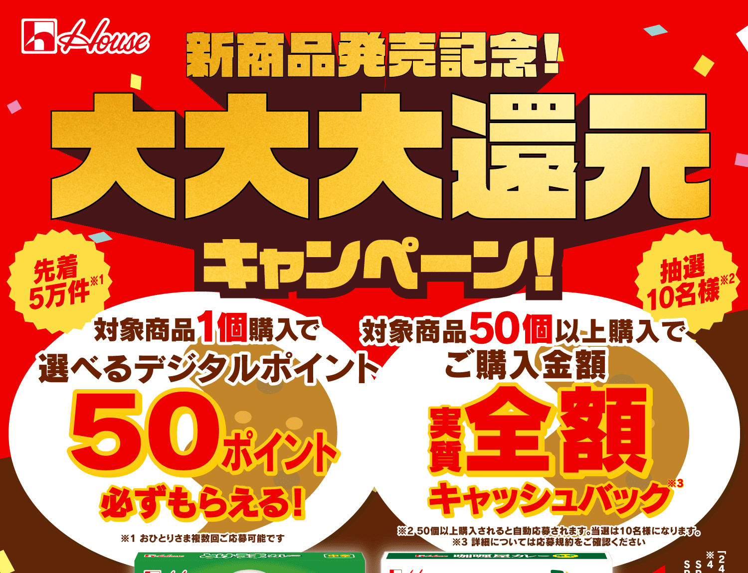 新商品発売記念！大大大還元キャンペーン！